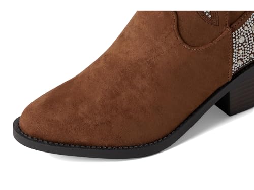 Steve Madden Girl's Yeehah Western Boot, Brown, 5