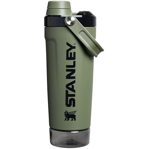 STANLEY Vitalize Shaker Bottle, 20 oz, Dried Pine