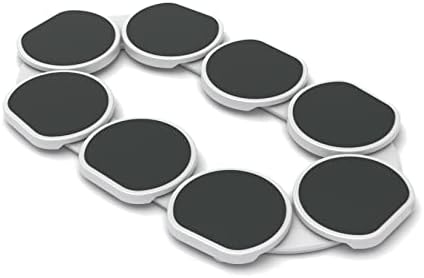 The Lazy Susan Revolution - Full Set - Dark Gray - The First Patented Lazy Susan Turntable Expandable for Rectangular & Oblong Tables - Kitchen & Dining Tables - Great Gift! Parties & Gatherings. - 1