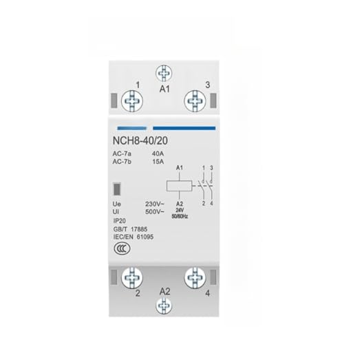 Contacteur NCH8-40/20 AC24V évite la surchauffe et sécurise les circuits électriques