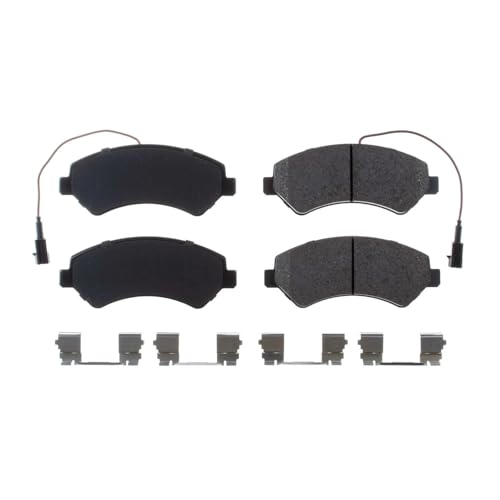 Image of PowerStop Front Brake Pads for Ram ProMaster 1500 2014-20 |ProMaster 2500 2014-20 |ProMaster 3500 2014-20 |ProMaster Rapid 2017-19 - Z17 Ceramic Brake Pads with Installation Hardware, 17-1540A