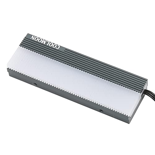 Luqeeg 5V ARGB Dual Interface NVMe M.2 Heatsink SSD Cooler for M.2 2280 SSD Drives Only, with Thermal Pad, RGB Backlight - Image 10