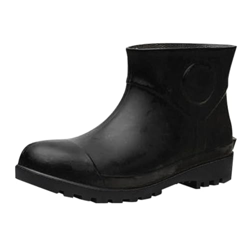 Bottes de randonnée en caoutchouc imperméables et légères avec talon stable