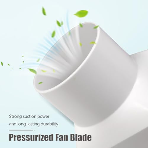 Ventilador de conducto en línea de 2,5 pulgadas, 14 W, 60 mm, para ventilación eficiente con motor de cobre puro y operación silenciosa, ideal para cabinas de impresión 3D, tiendas de cultivo, armarios y espacios pequeños miniatura 5