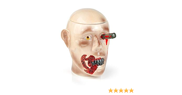 The Walking Dead Ceramic Cookie Jar - Zombie Walker Head Design by Walking Dead