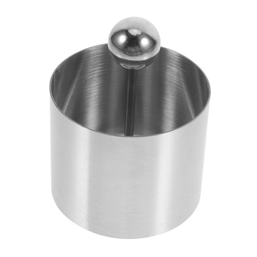 BIUDECO Molde Redondo de Acero Inoxidable para Pasteles y Postres Herramienta Multifuncional para Presentación de Cocina Occidental Molde de Anillo para Sushi Mousse y Platos Fríos Fácil