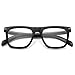 NIDOVIX Trendy Square Blue Light Blocking Glasses for Men Women, Fashion Frame Non-prescription Computer Glasses (Black)