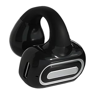 Opilroyn Knochenleitungskopfhörer mit Clip Schwarz