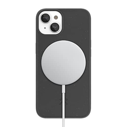 Coque de téléphone magnétique pour iPhone 14 Plus Woodcessories en plantes