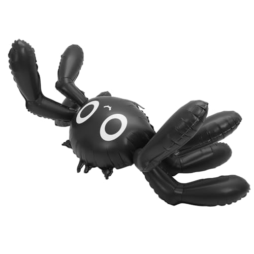 iplusmile ハロウィン装飾用巨大インフレータブル蜘蛛アルミ風船 耐久性あるフォイル素材 屋内外対応の動物テーマパーティーデコレーション