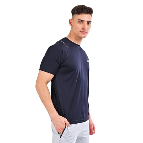 VIROH Men's 100% Regular Fit Activewear T-Shirt for Casual Athletic Running Gym Workout Tees4