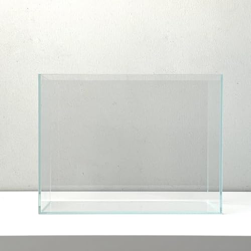 Nano-Aquarium-Set, kleines Betta-Fisch-Aquarium, 2,2 Liter, randloses Glas-Fischbecken mit Filter, Licht und Aquascaping-Dekorationen (transparent, komplett) – Bild 3