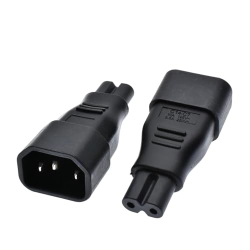 ���j�o�[�T�� IEC320 �d���A�_�v�^�R�l�N�^�AC13 C14 �` C5 C6 C7 C8 C19 C20 �R���o�[�^�AUPS ����� PDU �f�o�C�X�p�̃I�X - ���X�\�P�b�g(C14 to c7)