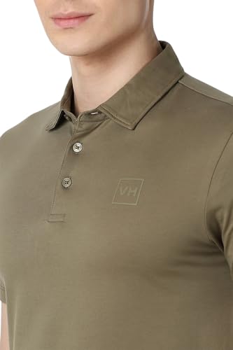Image of Van Heusen Men's Solid Slim Fit T-Shirt