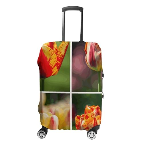 Housse de bagage fleurs pour valise : voyagez serein avec la protection M