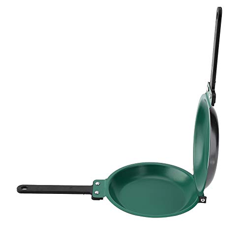 Haofy Double Side Pan, Non-stick Ceramic Omelette Pan Coating Flip Frying Pan Pancake Maker Household Kitchen Cookware