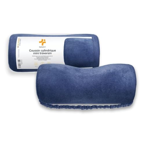Inphysio Coussin Mini Traversin Head Ergonomique en Mousse à Mémoire de Forme - Optimal pour Le Cou, Les Lombaires et Les Genoux - Coussin de Voiture Conducteur Ultra...