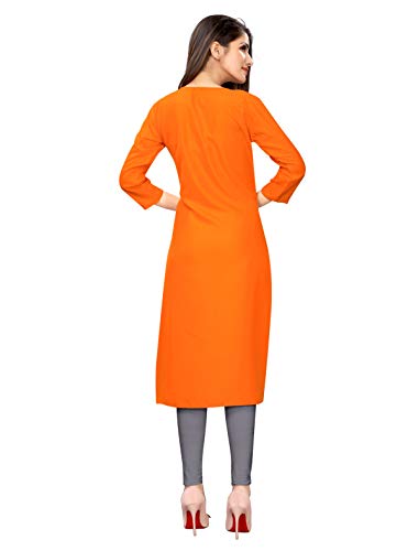 Image of 1 Stop Fashion Women's Crepe Straight Kurta