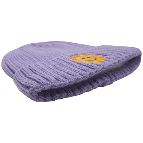 Smiling Sun Baby Beanie 0-6 Months 6-12-24 Months 2-5-8 Years - Ultra-Soft Warmth Hand-Knitted Beanie4