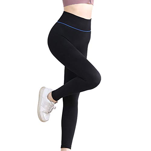 JieGorge - Pantaloni da yoga da donna, modellanti in vita e gambe, magnetici, per bruciare i grassi, yoga, esercizi caldi, pantaloni da donna Nero L