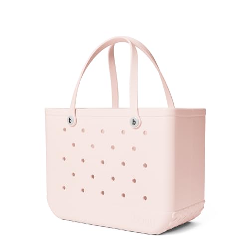 Image of BOGG BAG - Original, Extra Large Tote Bag - Petal Pink - 19in L x 9in W x 14in H - Lightweight, Washable, Durable - All Purpose EVA - for Beach, Pool, Boat, Work, Sports