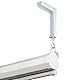 Laluky Universal Projektor Bildschirm Wandhalterung - 1 Paar L-Brackets, Verstellbare Montage Haken Kit (Weiß)
