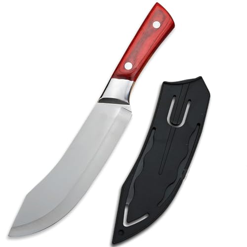 Image of Professional Kitchen Knife Set, 3-Piece Black Chef Knives with Cover Ergonomic Handles Sharp Manual Sharpening for Home Kitchen & Restaurant (Silver)