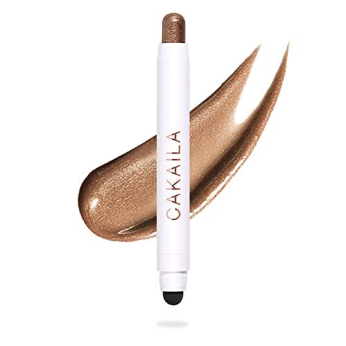 Go Ho Shimmer Cream-To-Powder Eyeshadow Stick,2 In 1 Eyeshadow Pencil Crayon Eye Brightener Stick,Smooth Easy To Color Waterproof,04 Taupe Shimmer #TOP15