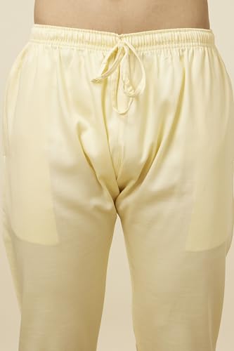 Image of Manyavar Men's Solid Pencil Cut Pyjama (1pc)
