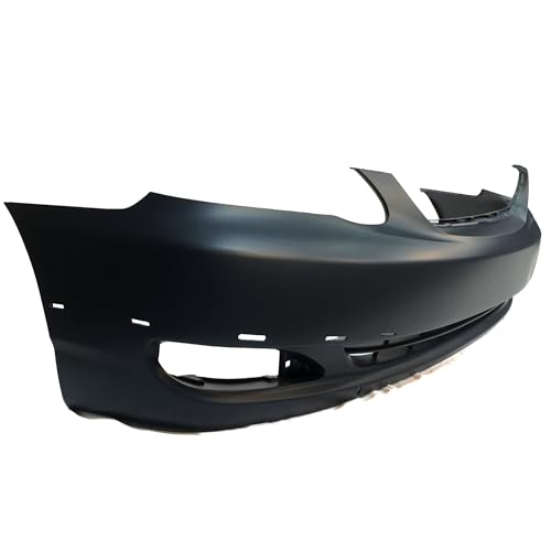 Image of FitParts Compatible with Toyota Corolla 2005-2008 Front Bumper Cover | Primed, With Fog Light Holes, Sedan, Ready to Paint, OEM 521190Z939, TO1000298