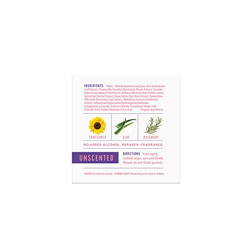 Stall Mates Wipes Feminine Fresh: Flushable, Individually Wrapped Feminine Wipes For Travel. Unscented And Ph Balanced With Sunflower, Rosemary And Aloe (30 On-The-Go Singles) #TOP2