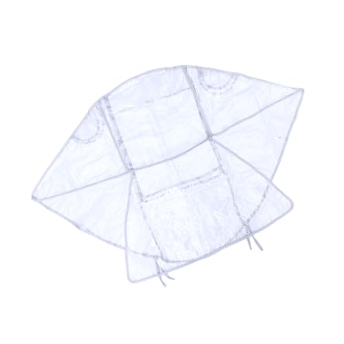 SUPVOX Windproof Stroller Rain Cover Clear for Stroller Accessories Wind Cover with Zipper Protective Rain Canopy