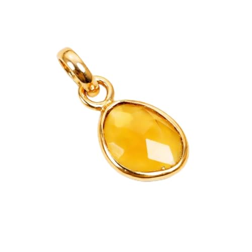 Pendentif minimaliste argent 925 rose facettes collier femme or