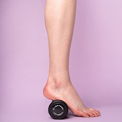 Slimppers Let's Roll Foot Roller Plantar Fasciitis Relief And Neuropathy Foot Massager - Massage Your Feet, Relieve Stress (Black) #TOP2