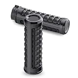 KICRY 1 Inch Motorcycle Hand Grips 25mm Handlebar Throttle Assist Universal Compatible with Harley D