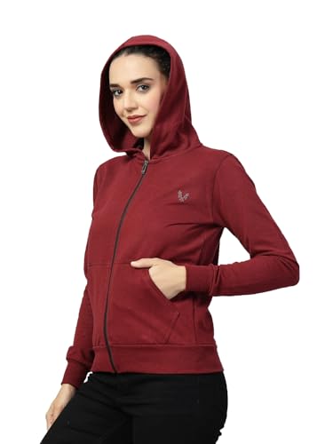 Image of UZARUS Women's Cotton Anthra Sweatshirt Hoodie