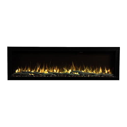 Modern Ember Highmark 60 Inch Smart Linear Electric Fireplace Insert - Premium Flame With 10 Colors, Sleek Hidden Vent Design, Install Recessed In-Wall Or Wall-Mount, Wifi And Voice-Enabled #TOP7