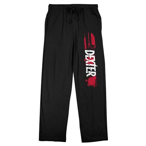 Dexter Title Art Men's Black Sleep Pajama Pants