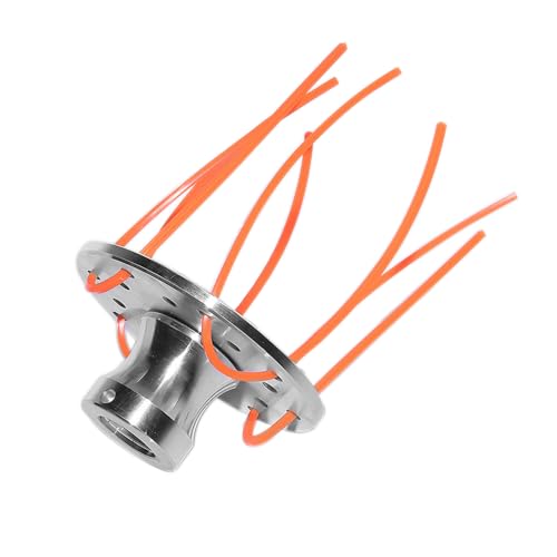Cepillo para desbrozadora de malas hierbas, de aluminio con hilo de nailon de 32 raíces, cepillo universal para hierba silvestre, cabezal de recortador para desbrozadora, accesorios para jardín