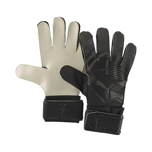 PUMA Mens One Grip 4 Rc Goalkeeper Gloves Soccer Cleats - Black - Size 10