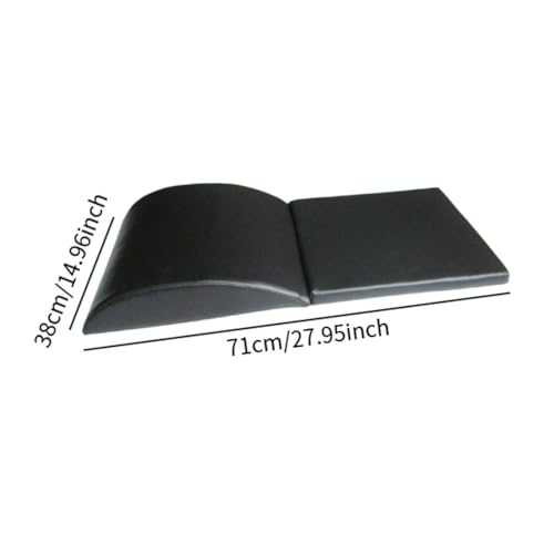 Colchoneta portátil para abdominales con soporte para sentadillas y entrenamiento de core, soporte lumbar para gym en casa miniatura 3
