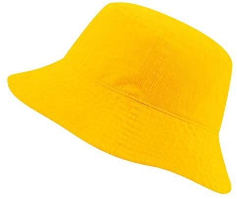 Unisex Cotton Packable Summer Long Brim Sun Hat