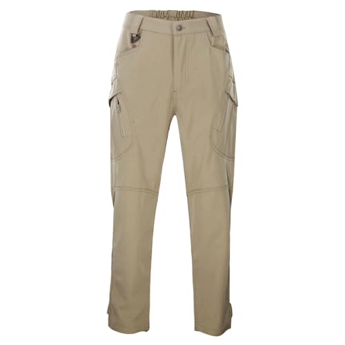 Mens Cargo Sweatpants Quick Dry Pants Men Utility Joggers for Cool Water Proof Easy Men's Travel Hiking Flat Front