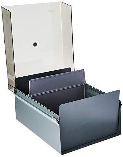 Fichário de Mesa com Base de Aço, 6 x 9, Acrimet, 914-1/FM, Fume