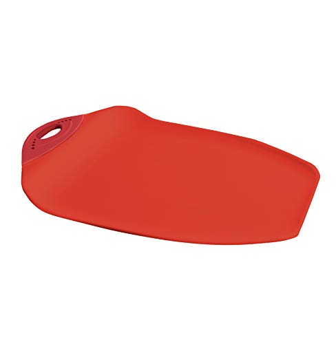 Dexas Chop & Scoop Cutting Board, 9.5 By 13 Inches, Solid Red #TOP1
