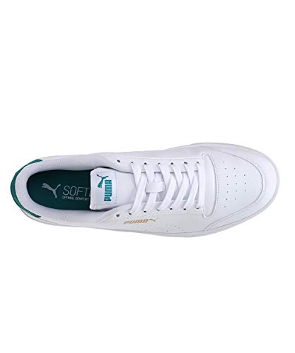 Image of Puma Unisex Shuffle PERF Sneaker, White-Parasailing Team Gold, 13 UK