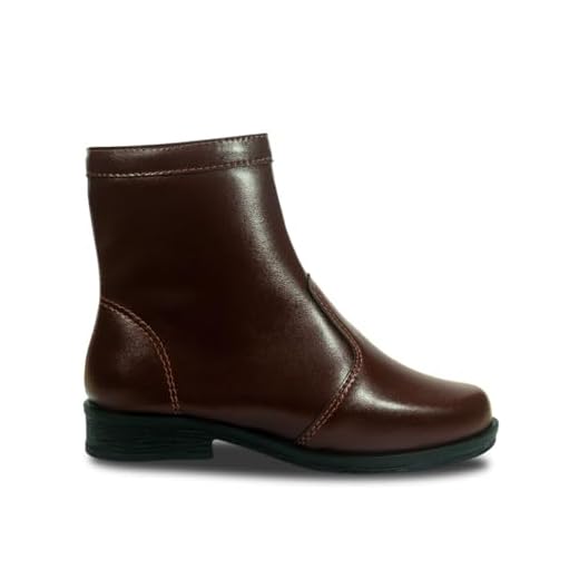 Coturno Feminino Bota Montaria Cano Curto Rasteira 09.54j (Café, BR, Criança de 9 a 12 anos, Numérico, 34)