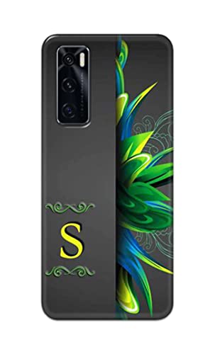 Image of Name II Initial II Letter Alphabet S Hard Back Case Cover for Vivo V20 SE Back Cover -(J5) VNS2222