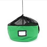 Alanmoship Borsa impermeabile per tubo da camper, con tessuto Oxford 600D e rete, porta carte di credito, design traspirante per acqua potabile e per organizzare i cavi del tubo flessibile (verde)