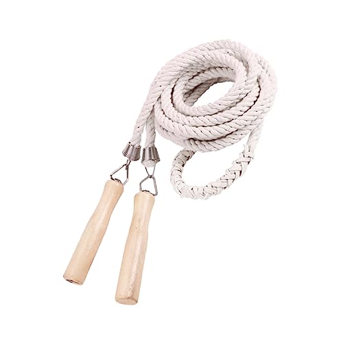 Cuerda de saltar sin enredos Toyvian de algodón flexible para evitar tirones